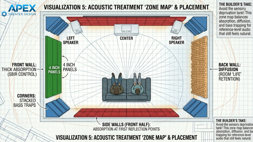 home theater room layout and room planning