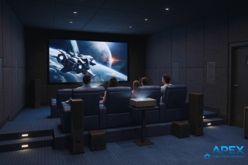 basement home theater speakers