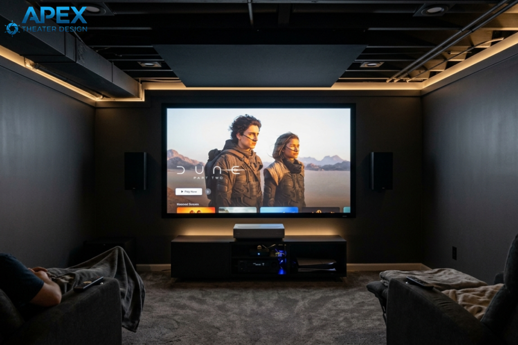 small basement media room ideas