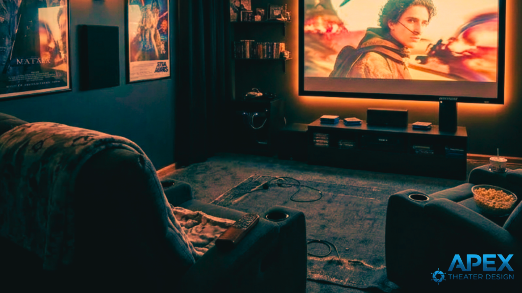 basement home theater flooring