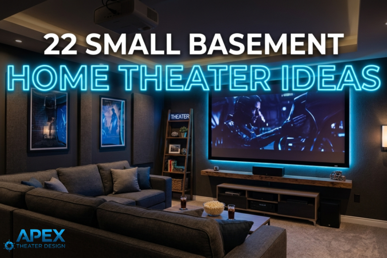 Small Basement Home Theater Ideas