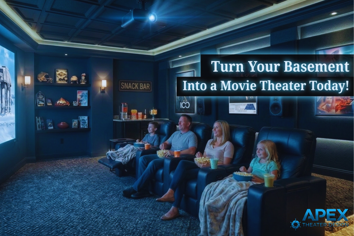 how to turn your basement into a movie theater