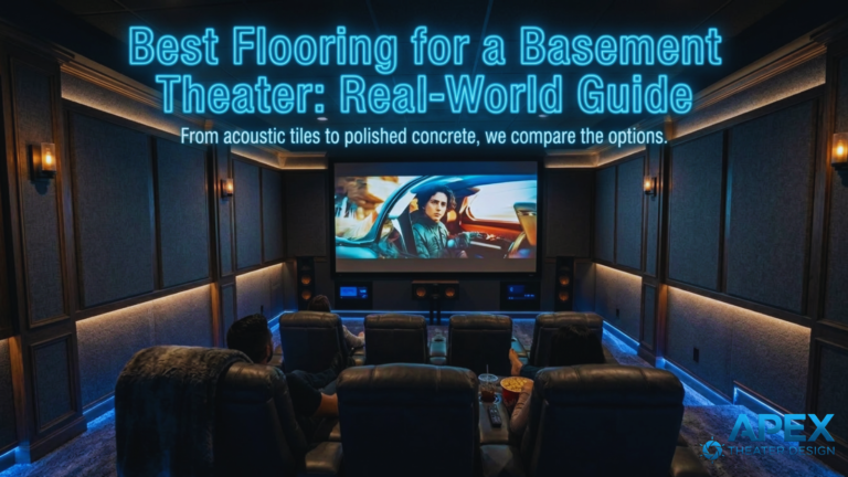 What Is the Best Flooring for a Basement Theater