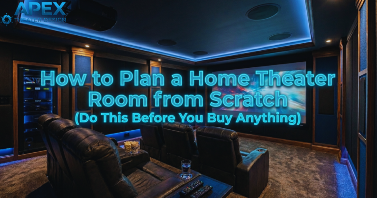how to plan a home theater