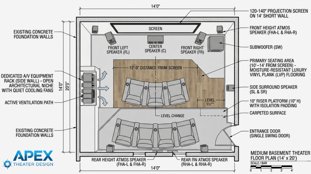 1000 sq ft basement floor plans