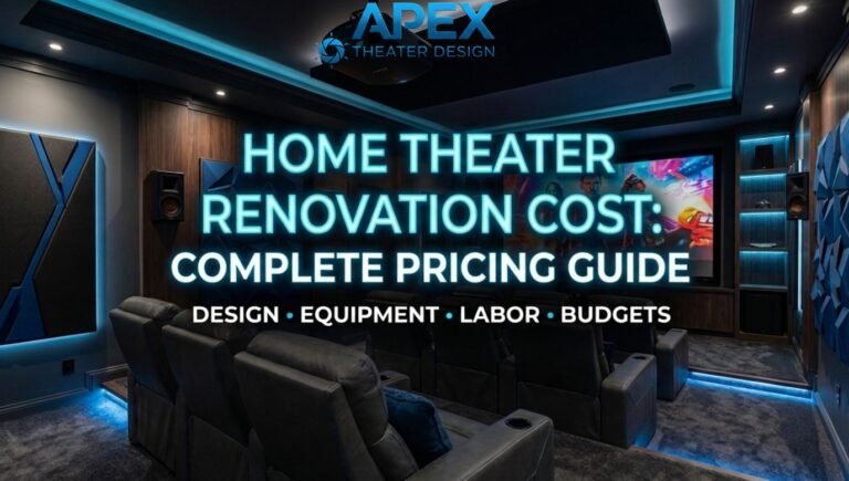 Home Theater Renovation Cost